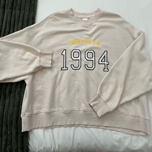 H&M Cozy Cream Sweatshirt